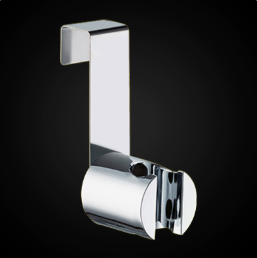 304 Stainless Steel Bidet Sprayer Holder, No Drill Shower Bracket for Toilet