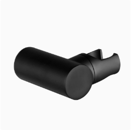 Black Solid Brass Swivel Shower Holder, Wall Mounted Bidet Sprayer Bracket for Bathroom