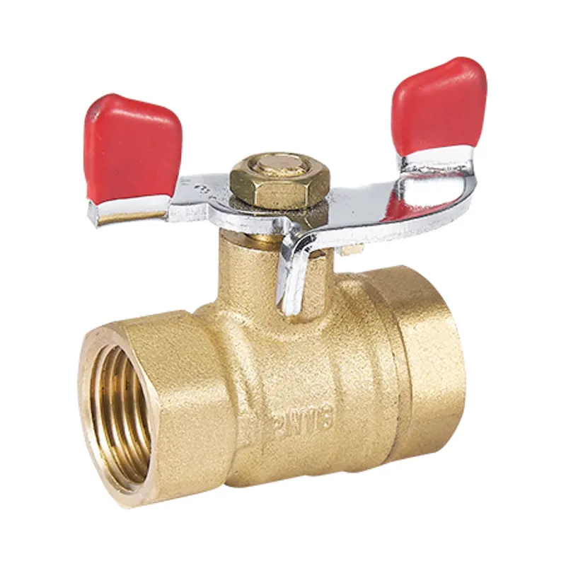 Brass Female Thread Double-Handle Ball Valve