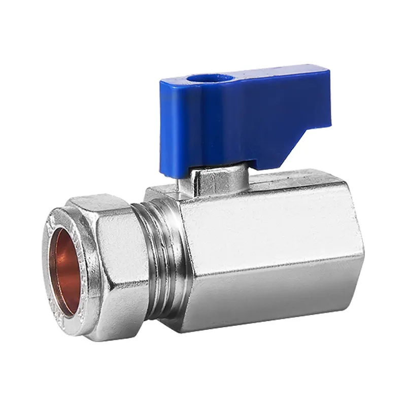 Brass Ferrule Female Thread Quick-Open Ball Valve
