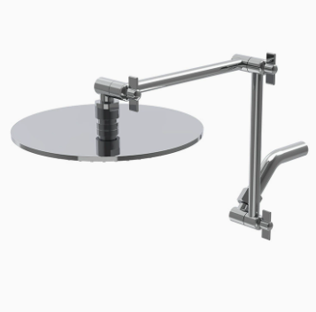 Double-Joint Toothed Shower Arm