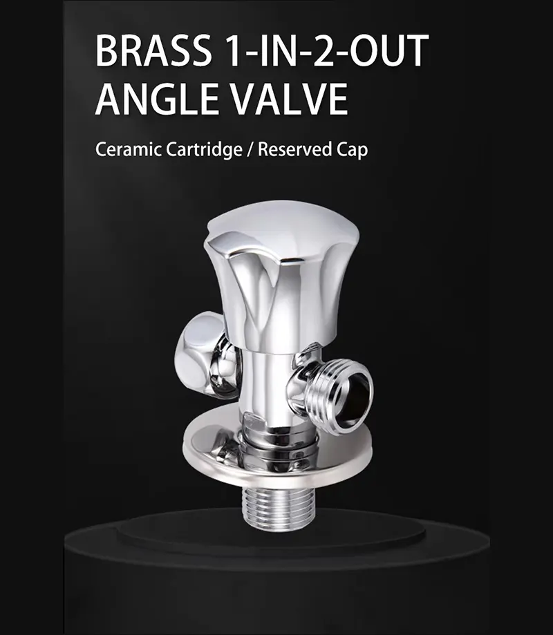 1-in-2 out Single Control Angle Valve