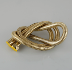 Multi Size Stainless Steel Shower Hose, Explosion-Proof EPDM Pull Out Tube for Bidet Sprayer & Toilet Angle Valve