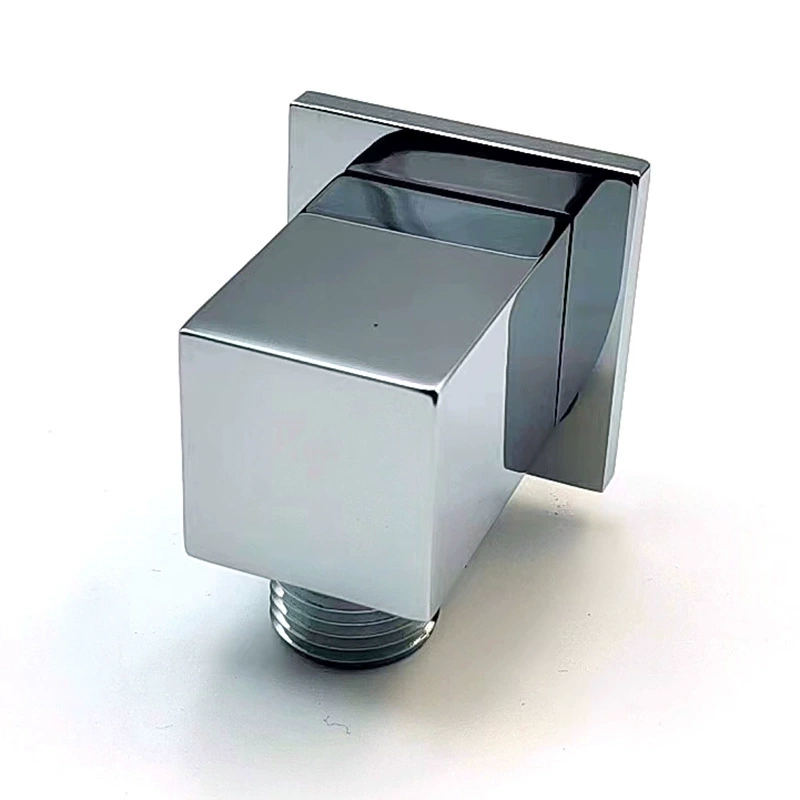 Premium Solid Brass Shower Holder, Concealed Square Bracket for Handheld Shower, Heavy Duty Wall Mount