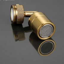 Solid Brass M24 Male Thread 360° Swivel Aerator, Splash Proof Faucet Extender for Bathroom Sink