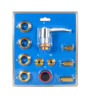 Universal Tap Handle Replacement, Brass Base Lever Handle for Single-Cold Water Taps
